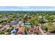 Aerial shot of neighborhood, showcasing lush greenery and scenic views at 1711 45Th S St, St Petersburg, FL 33711