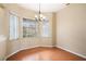 Bright dining area with bamboo flooring, perfect for Gathering meals at 1744 Brookstone Way, Plant City, FL 33566