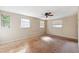 Bedroom with natural light and underlayment flooring ready for remodel at 1810 Maryland Ne Ave, St Petersburg, FL 33703