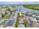 Home with waterfront views, coastal access, and charming street appeal at 18198 3Rd E St, Redington Shores, FL 33708