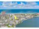 Beautiful shot of a waterfront community with beach access at 18198 3Rd E St, Redington Shores, FL 33708