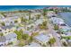 Waterfront homes with beach and boating access in a coastal community at 18198 3Rd E St, Redington Shores, FL 33708