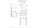 Detailed floor plan showcasing layout of the home, including the patio, pool, and garage at 243 Hermosita Dr, St Pete Beach, FL 33706