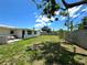 Spacious, fenced backyard, great for outdoor activities and entertaining at 3300 58Th N St, St Petersburg, FL 33710