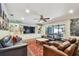 Inviting living room with built-in shelving and comfortable seating at 3304 Latania Dr, Tampa, FL 33618