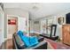 Comfortable living room featuring modern furniture and a view to the exterior at 3304 Latania Dr, Tampa, FL 33618