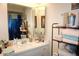 Bathroom featuring a sink, vanity with a mirror and many accessories at 4345 Tahitian Gardens Cir # C, Holiday, FL 34691
