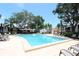 Enjoy the community pool with a gazebo and lounge chairs for relaxation at 4513 S Oak Dr # Q31B, Tampa, FL 33611