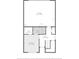 Detailed floorplan showcasing the layout of the bedroom, bath, and garage at 4911 N Nebraska Ave, Tampa, FL 33603