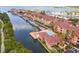 A condo community on the water features a pool, marina, and boat docks with access to Tampa Bay's waterways at 5000 Culbreath Key Way # 4-108, Tampa, FL 33611