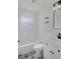 Stylish bathroom showcases decorative tile flooring, and modern fixtures at 6120 5Th N Ave, St Petersburg, FL 33710