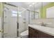 Clean, well-maintained bathroom with shower and updated vanity at 6246 Bandura Ave, New Port Richey, FL 34653