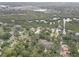 Stunning aerial view of the property nestled among lush greenery and a winding waterway at 8117 Bay Dr, Tampa, FL 33635