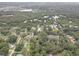 Expansive aerial view of the neighborhood with lush trees and waterways, offering privacy at 8117 Bay Dr, Tampa, FL 33635