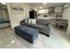 Cozy living room features an open floor plan and comfortable seating at 8117 Bay Dr, Tampa, FL 33635
