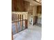 Kitchen space with tile flooring and cabinetry ready for renovation to make your own at 8422 Boxwood Dr, Tampa, FL 33615