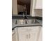 Updated kitchen showcasing a modern stainless steel sink and shaker cabinets at 9220 Dayflower Dr, Tampa, FL 33647