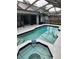 Sparkling screened-in pool and jacuzzi, ideal for year-round enjoyment at 9220 Dayflower Dr, Tampa, FL 33647