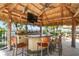 This property features a well-equipped tiki bar with a built-in grill, perfect for entertaining guests outdoors at 1003 Bellasol Way # 9203, Apollo Beach, FL 33572
