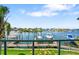 Picturesque waterfront views showcasing multiple docks, perfect for boaters and water enthusiasts at 1003 Bellasol Way # 9203, Apollo Beach, FL 33572