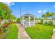 Gazebo with surrounding grass and greenery at 1100 E Bay Dr # 60, Largo, FL 33770