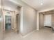 Bright foyer features neutral paint, tile floors and easy access to other rooms in the home at 12436 Shining Willow St, Riverview, FL 33579