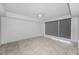Modern bedroom with a ceiling fan and tiled floors at 125 Island Way # 502, Clearwater Beach, FL 33767
