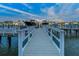 Community boat dock, perfect for waterfront living with private access at 125 Island Way # 502, Clearwater Beach, FL 33767