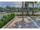 Brick parking lot with reserved parking available near local shops at 125 Island Way # 502, Clearwater Beach, FL 33767