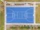 Aerial view of the outdoor basketball court at 12710 Wheatgrass Ct, Parrish, FL 34219
