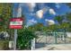 Recreational vehicle parking for this community featuring a video surveillance warning at 2349 Wood Pointe Dr, Holiday, FL 34691