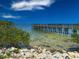 Waterfront pier extending into the ocean, offering a perfect spot to relax and enjoy the scenery at 2349 Wood Pointe Dr, Holiday, FL 34691
