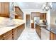 Spacious kitchen featuring stainless steel appliances and custom cabinets at 3323 Anna George Dr, Valrico, FL 33596