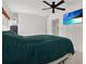 Bright bedroom features a tv, a safe box, and view to outside at 3501 63Rd N St, St Petersburg, FL 33710