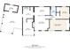 Detailed floor plan showcasing the layout of the home, including room dimensions and total square footage at 3501 63Rd N St, St Petersburg, FL 33710