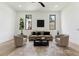 Comfortable living room with neutral tones, stylish furnishings, and ample natural light at 3817 W San Nicholas St, Tampa, FL 33629