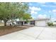 Charming single-story home featuring a well-manicured lawn, a driveway, and an attached garage at 4558 23Rd N Ave, St Petersburg, FL 33713