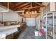 Spacious garage with lots of shelving and storage at 4558 23Rd N Ave, St Petersburg, FL 33713