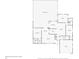Detailed floor plan showcasing the layout of the home, including bedrooms, living areas, and kitchen at 535 Sandy Hook, Palm Harbor, FL 34683