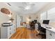 Bright home office featuring dual desks, ample storage, and natural light at 535 Sandy Hook, Palm Harbor, FL 34683