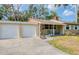 Attractive one-story home with a two-car garage, complemented by a well-kept lawn at 770 27Th S Ave, St Petersburg, FL 33705