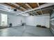 Spacious and well-lit garage with open ceiling, perfect for storage or workshop at 770 27Th S Ave, St Petersburg, FL 33705