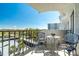 Enjoy the view from this balcony with ornate seating overlooking city landscape at 80 Rogers St # 6D, Clearwater, FL 33756