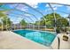 Relaxing enclosed pool area perfect for enjoying a refreshing swim in privacy at 8737 Beaver Ln, Port Richey, FL 34668