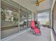 Spacious screened-in lanai overlooking lush greenery at 9059 Spruce Creek Cir, Riverview, FL 33578