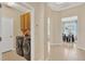 Convenient laundry room with washer and dryer at 9059 Spruce Creek Cir, Riverview, FL 33578