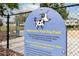 Dog park sign detailing the rules for enjoying a safe and fun park experience at 9313 Lemon Drop Loop, Ruskin, FL 33573