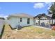 The property has a backyard, and a covered patio for enjoying the outdoors and entertaining at 1106 Humble Haven St, Ruskin, FL 33570
