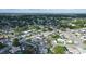 Aerial view of a residential neighborhood featuring tree-lined streets and well-maintained homes at 11305 Brown Bear Ln, Port Richey, FL 34668