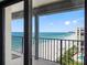 Balcony with an incredible ocean view, city view, and partial pool view at 1480 Gulf Blvd # 1004, Clearwater Beach, FL 33767